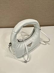 Prada Soft Padded Nappa Leather Mini White Bag 21x12.5x6.5cm - 2