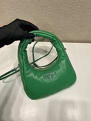 Prada Soft Padded Nappa Leather Mini Green Bag 21x12.5x6.5cm - 6