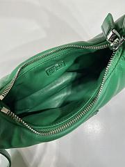 Prada Soft Padded Nappa Leather Mini Green Bag 21x12.5x6.5cm - 2