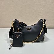 Prada Re-Edition 2005 Saffiano Leather Black Bag 22x18x6cm - 1