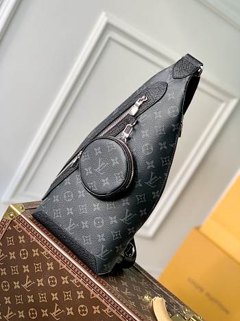 Louis Vuitton LV Duo Sling Bag Taigarama 20 x 42 x 6 cm