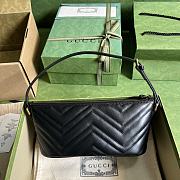 Gucci GG Marmont Shoulder Bag Black 23x12x10cm - 5
