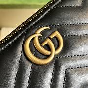 Gucci GG Marmont Shoulder Bag Black 23x12x10cm - 3