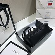 Gucci Marmont Small Shoulder Bag Black 24x13x7cm - 3