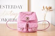 Chanel Backpack Pink Gold 21x20x12cm - 1