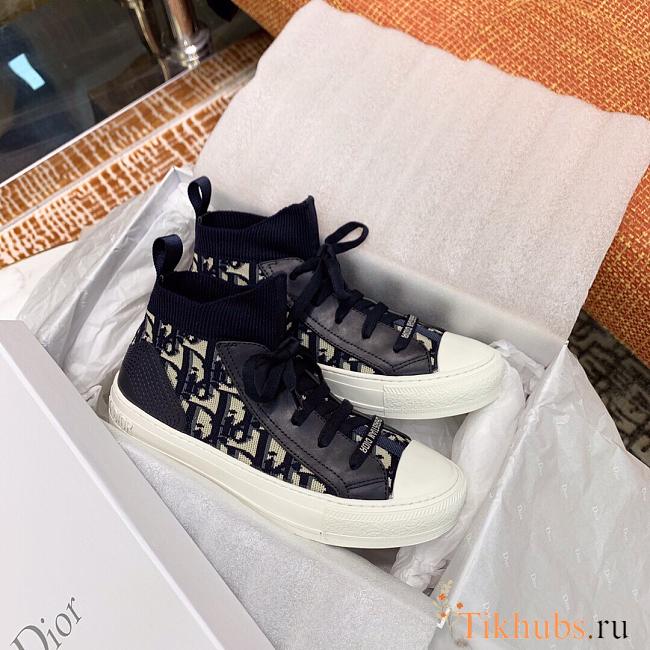 Dior Oblique High-Top Sneakers Technische mesh  - 1