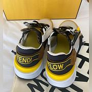 Fendi Flow Yellow Nylon And Suede Low-tops - 2