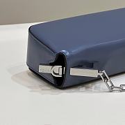 Fendi First Sight Blue Leather Mini Bag 23x13x7cm - 3