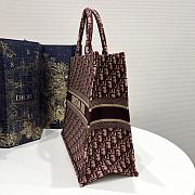 Dior Large Book Tote Oblique Red 42*18*35cm - 5