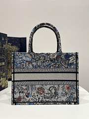 Dior Medium Book Tote Denim Multicolor 36 x 27.5 x 16.5 cm - 6