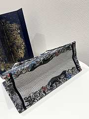 Dior Medium Book Tote Denim Multicolor 36 x 27.5 x 16.5 cm - 3