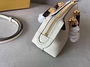 Fendi By The Way Mini Small White Leather Elaphe 20.5x9x12cm - 5