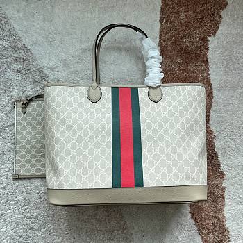 Gucci Ophidia GG Large Tote Bag Beige 40x33x19cm