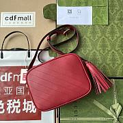 Gucci Blondie Small Shoulder Bag Red 21x15.5x5cm - 3