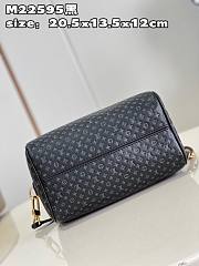 Louis Vuitton LV Speedy Bandouliere 20 Black 20.5x13.5x12cm - 5