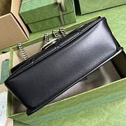 Gucci Deco Small Shoulder Bag Black 25x19.5x8cm - 3