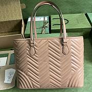 Gucci GG Marmont Large Tote Bag Beige 38.5x29x14cm - 3