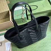 Gucci GG Marmont Large Tote Bag Black 38.5x29x14cm - 5
