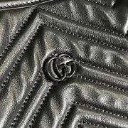 Gucci GG Marmont Large Tote Bag Black 38.5x29x14cm - 3