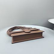 Jacquemus Le Bambino long Ficiu Strand Strap Brown 26x14cm - 5