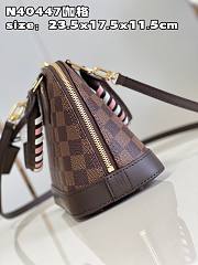 Louis Vuitton LV Alma Damier Ebene 23.5 x 17.5 x 11.5 cm - 3