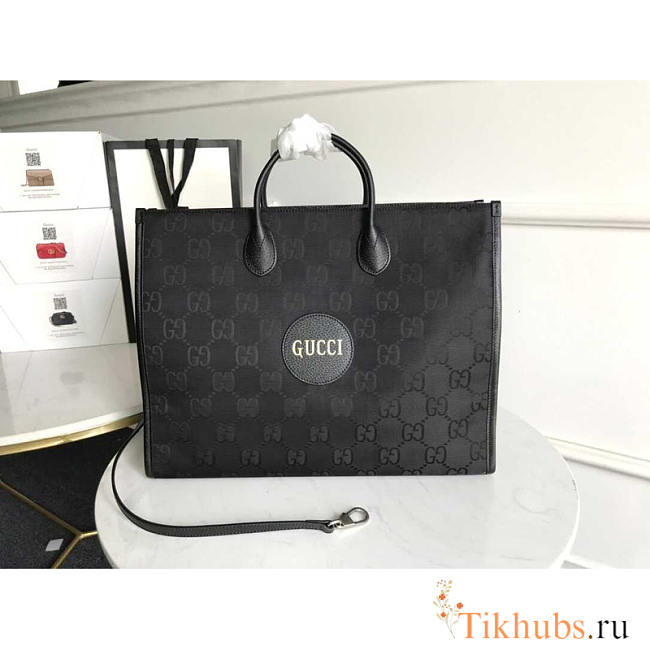 Gucci Off The Grid Series Tote Bag GG Econyl Black 43x34x18.5cm - 1