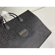 Gucci Off The Grid Series Tote Bag GG Econyl Black 43x34x18.5cm - 3