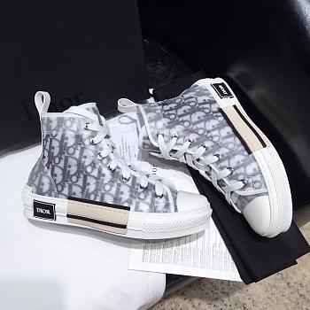 Dior B23 High-top Sneaker White and Black 