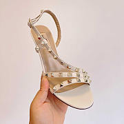 Valentino Studded Heels White 10cm - 3