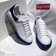 Alexander McQueen Sole Sneakers White Blue - 4