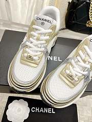 Chanel Gold Sneakers - 6