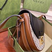 Gucci Padlock GG Supreme Shoulder Bag Black 22cm - 2