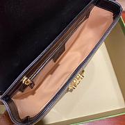 Gucci Padlock GG Supreme Shoulder Bag Black 22cm - 3