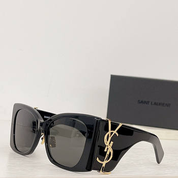 YSL Sunglasses Gold Black