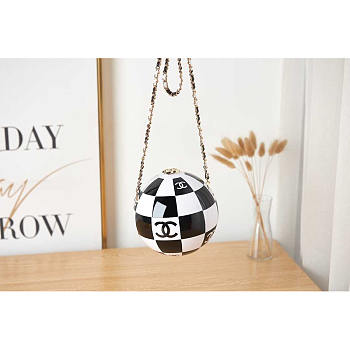 Chanel Spherical Rigid Evening Bag 12x12cm