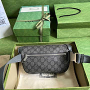 Gucci Ophidia Belt Bag In Grey 23x12x2.5cm - 3