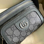 Gucci Ophidia Belt Bag In Grey 23x12x2.5cm - 2