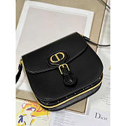 Dior Bobby Frame Bag Black Calfskin 20x19.5x10cm - 5