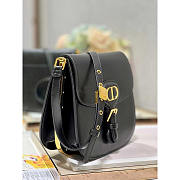 Dior Bobby Frame Bag Black Calfskin 20x19.5x10cm - 4