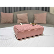 Dior Micro Lady D-Joy Bag Pink 16 x 9 x 5 cm - 5