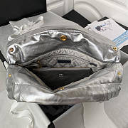 Chanel 22 Handbag Silver 35x37x7cm - 5