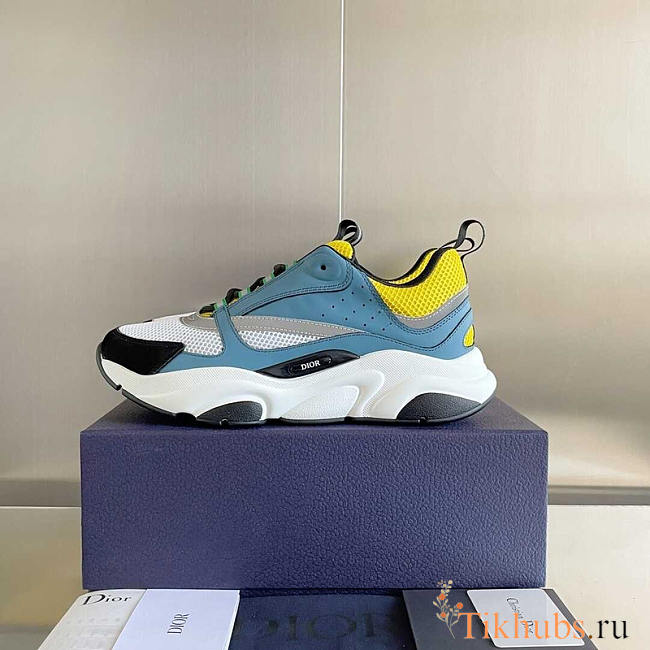 Dior B22 Sneakers Blue Yellow - 1