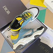 Dior B22 Sneakers Blue Yellow - 3