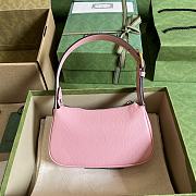 Gucci Aphrodite Shoulder Bag With Double G Light Pink 21x12x4cm - 3