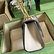 Gucci Padlock Mini Shoulder Bag Beige White 22x11.5x7.5cm - 2