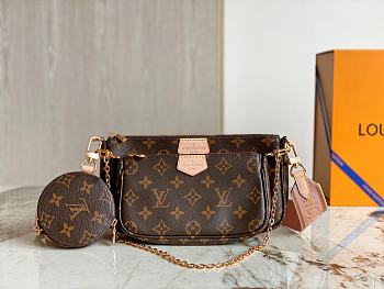 LV Multi Pochette Accessoires Pink Strap 25cm