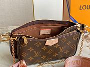 LV Multi Pochette Accessoires Pink Strap 25cm - 6