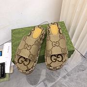 Gucci Angelina GG Supreme Platform Slide beige - 1