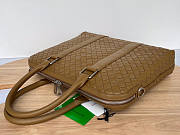 Bottega Veneta Slim Intrecciato Briefcase Acorn 36x29x7.5cm - 3