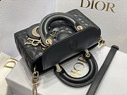 Dior Lady D-joy Bag Black 16x9x5cm - 5